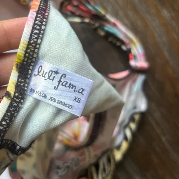 Luli Fama | Floral Leopard Bikini - Picture 5 of 5